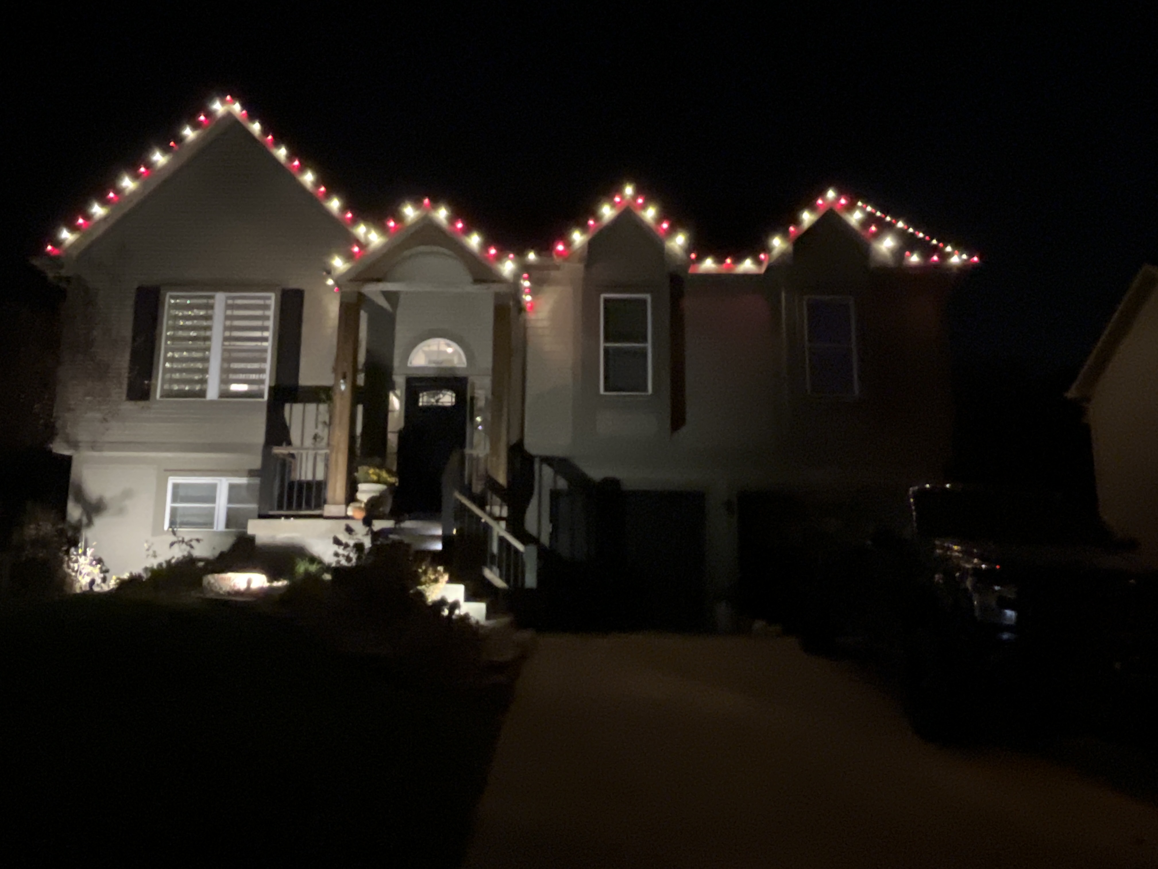 Real estate property with professional lighting for listings