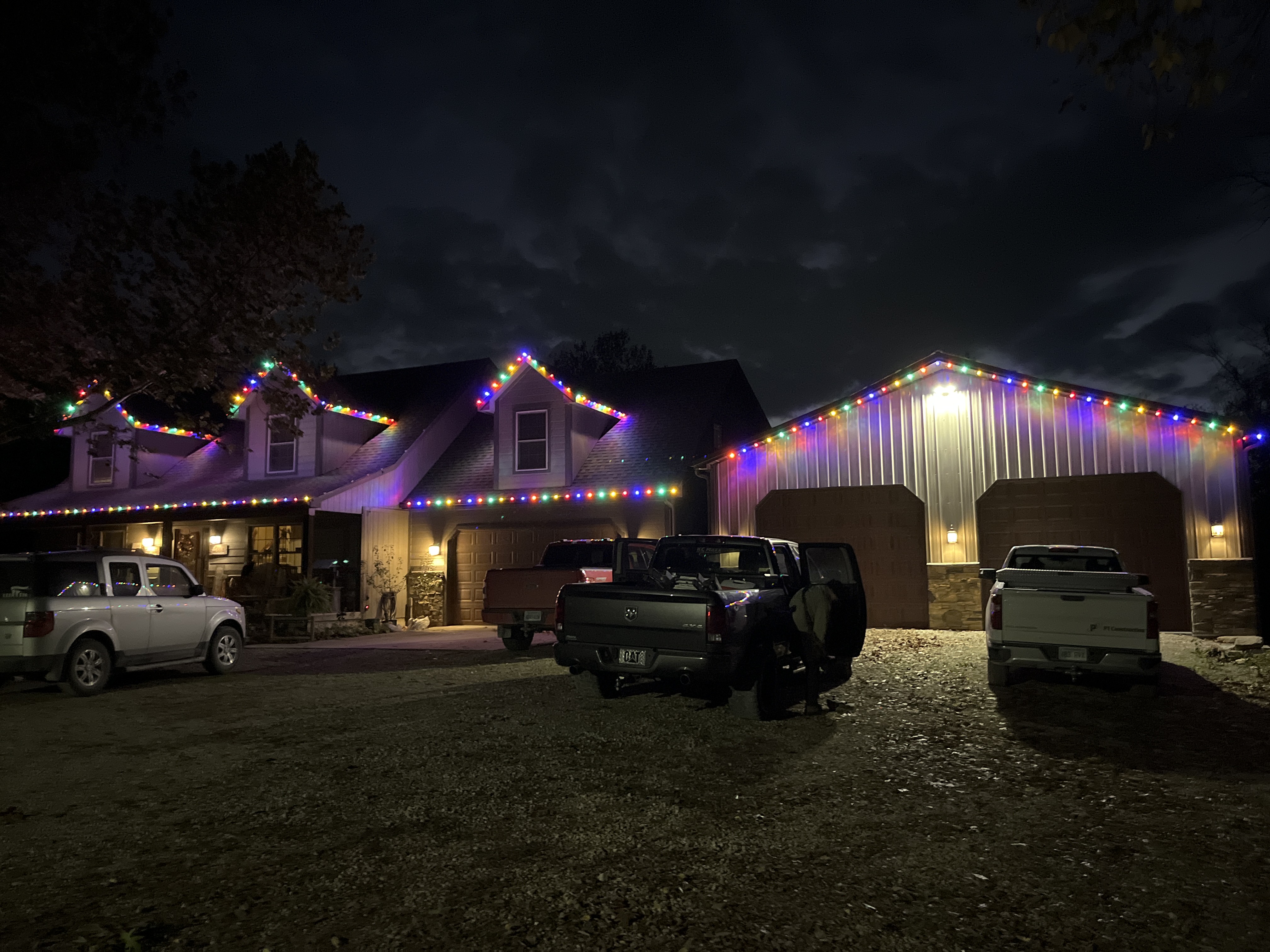 Estate uplighting & accents